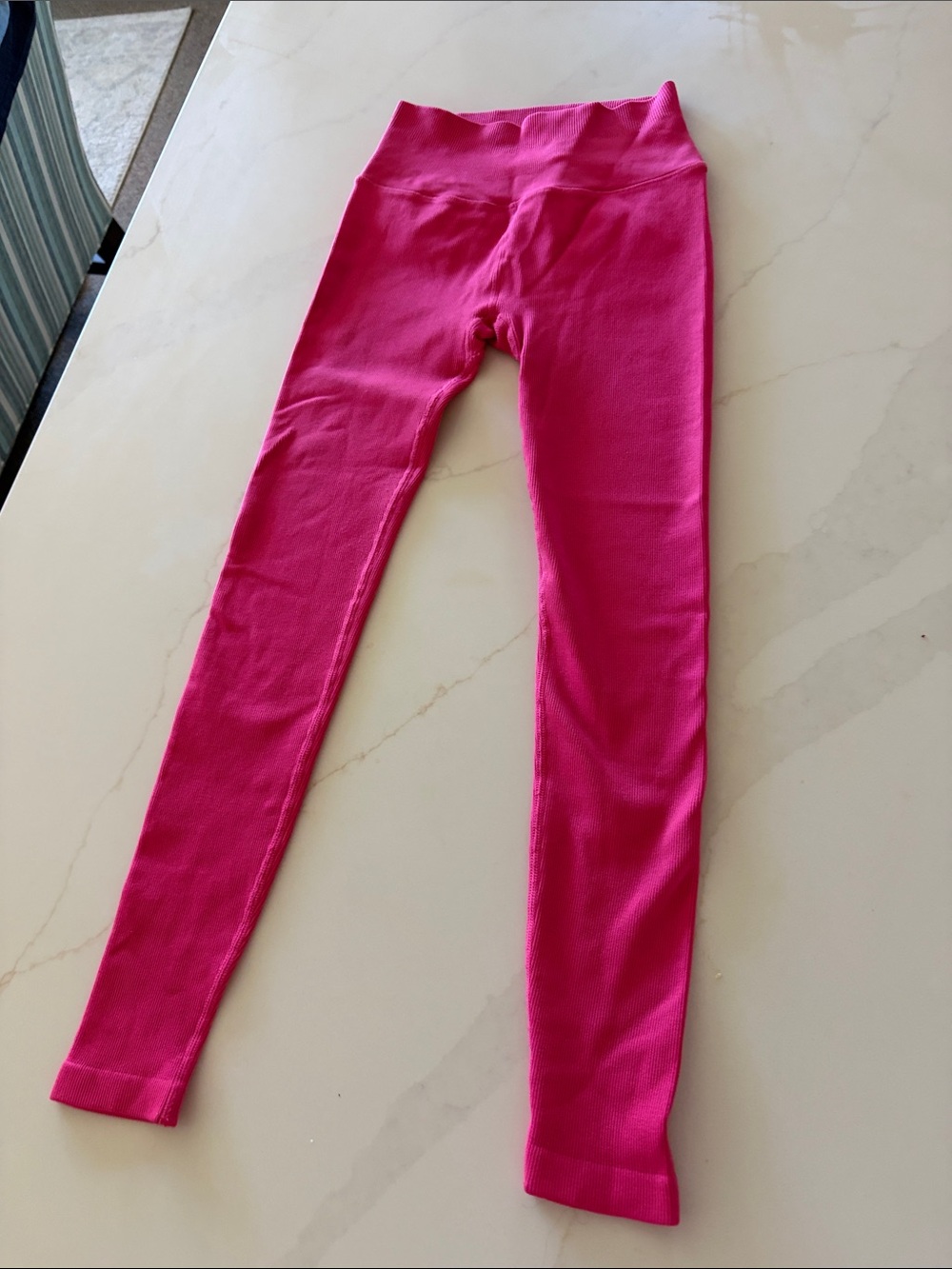 Spiritual gangster Hot Pink Stretch Leggings